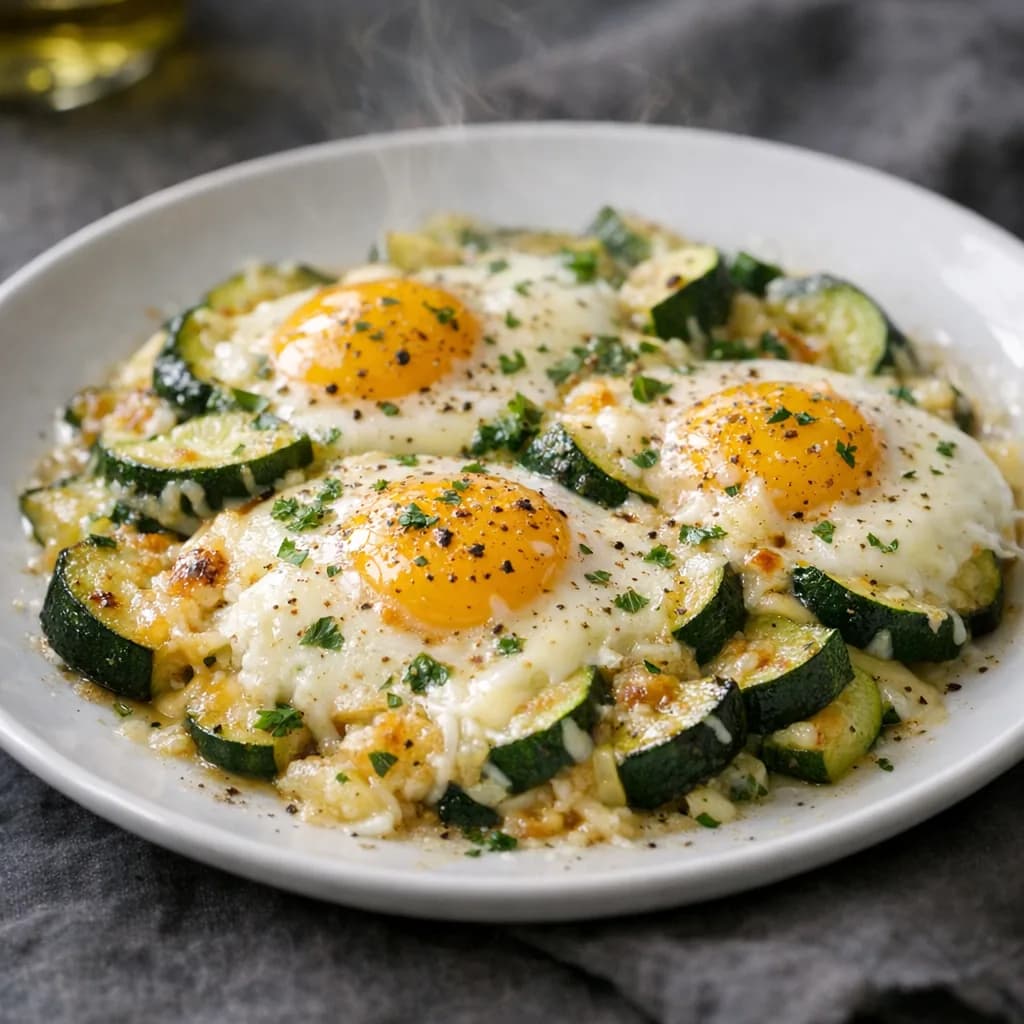 Keto Egg and Cheese Skillet Dinner recipe
