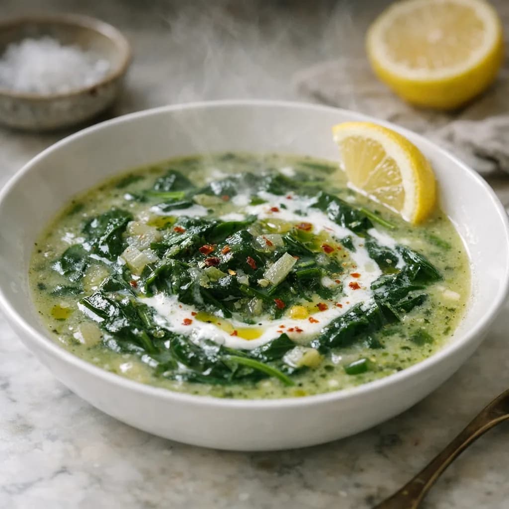 Keto Spinach and Coconut Soup recipe