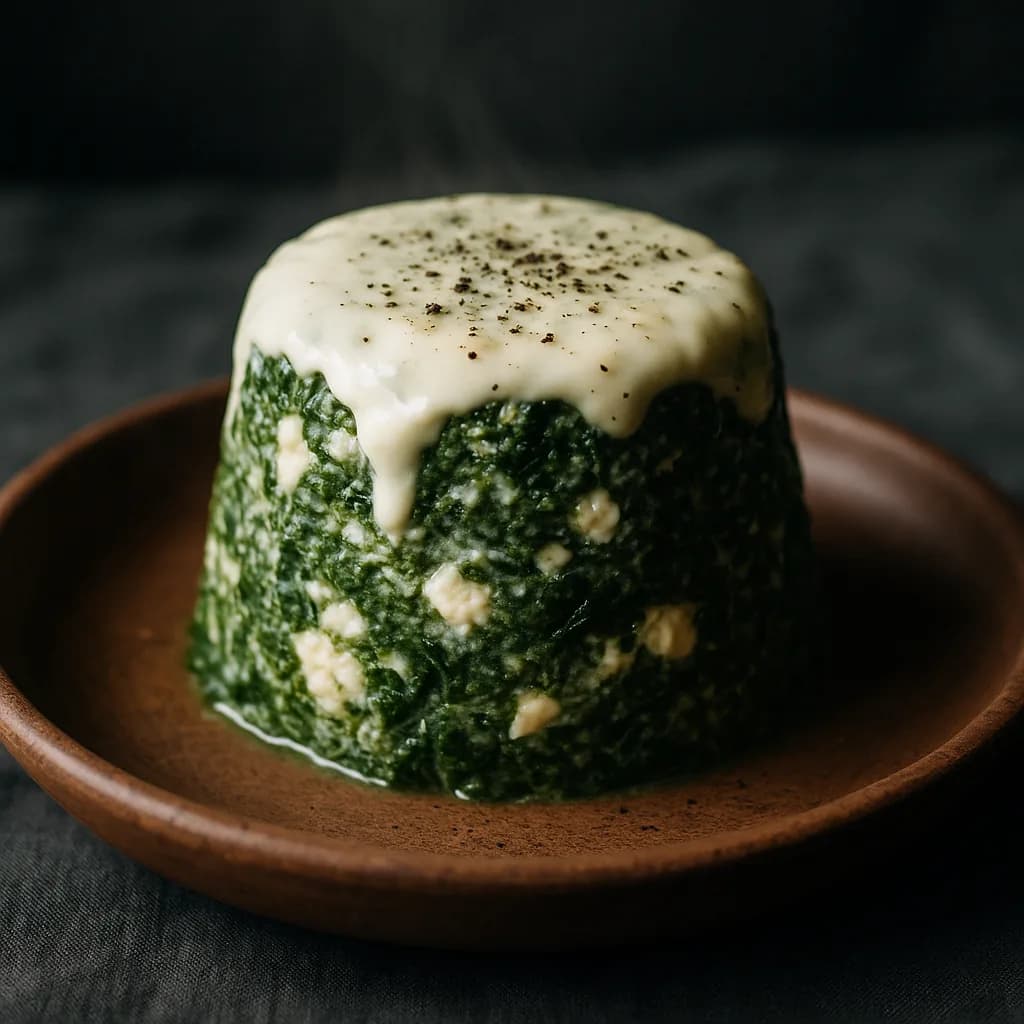 Keto Spinach and Cottage Cheese Mold recipe