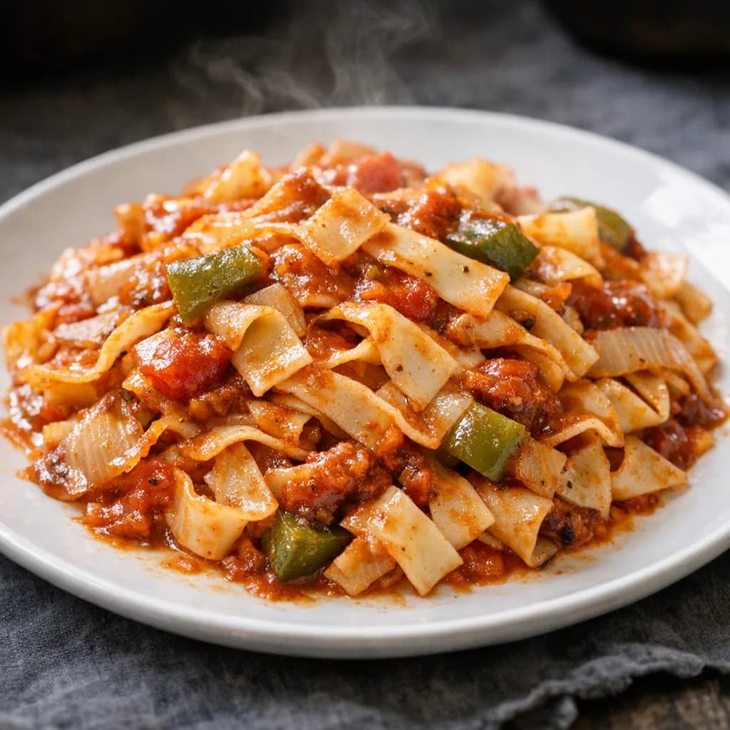 Creamy Tomato Tagliatelle Bake recipe