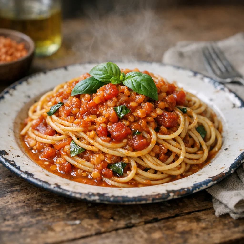 Kosher Basil Spaghetti Dinner recipe