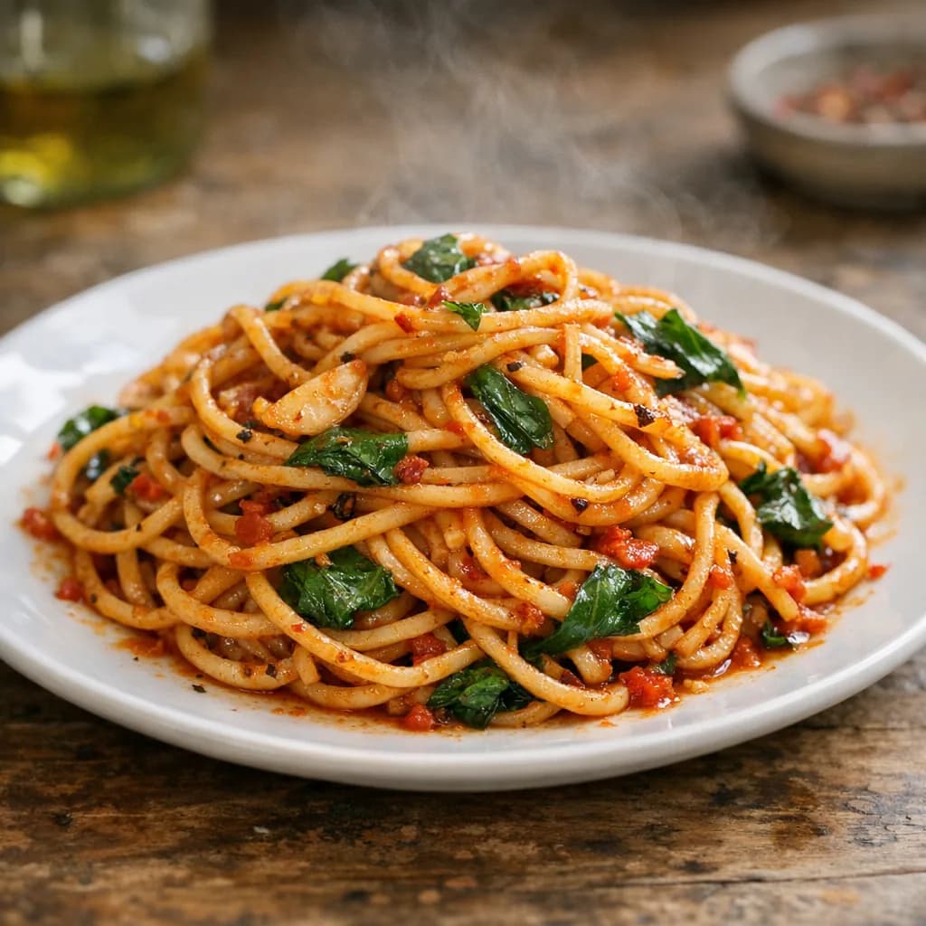 Kosher Beef and Basil Noodles recipe
