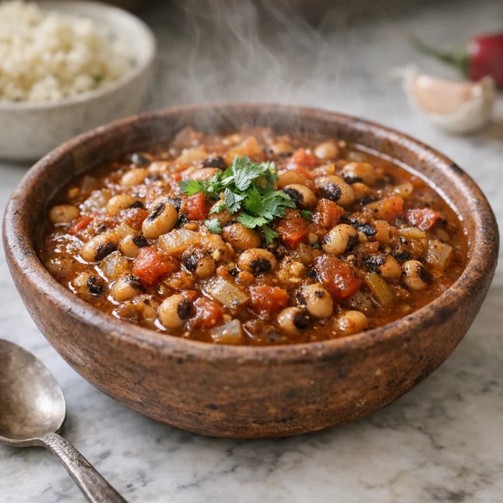 Kosher Beef and Black-Eyed Pea Stew recipe