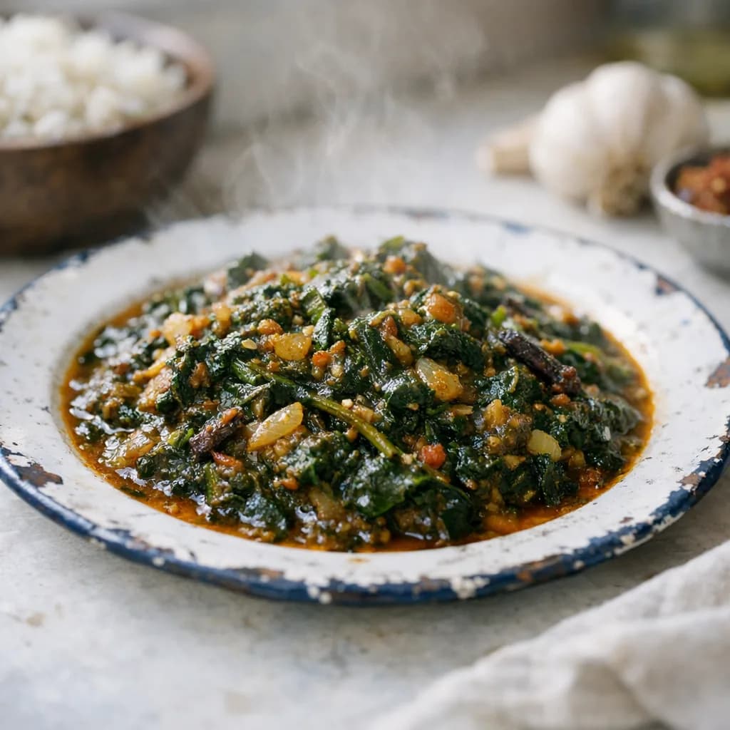 Spinach and Tomato Curry recipe