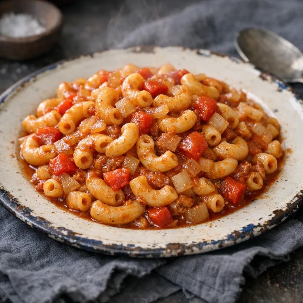 Kosher Beefy Macaroni Dinner recipe
