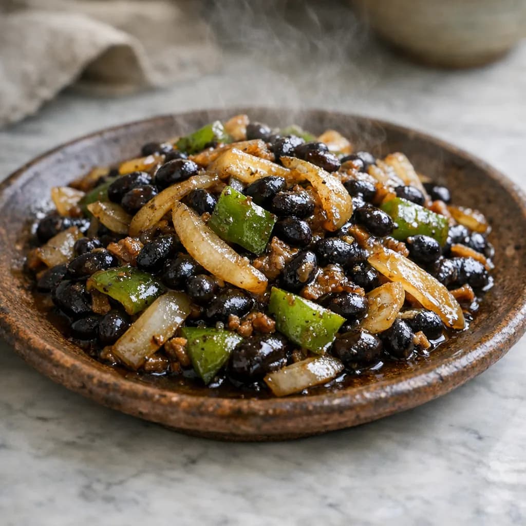Kosher Black Bean Beef Stir-Fry recipe