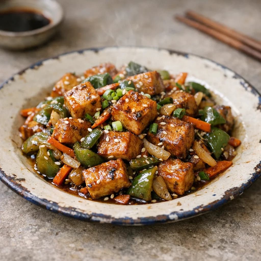 Kosher Five-Spice Tofu Stir-Fry recipe