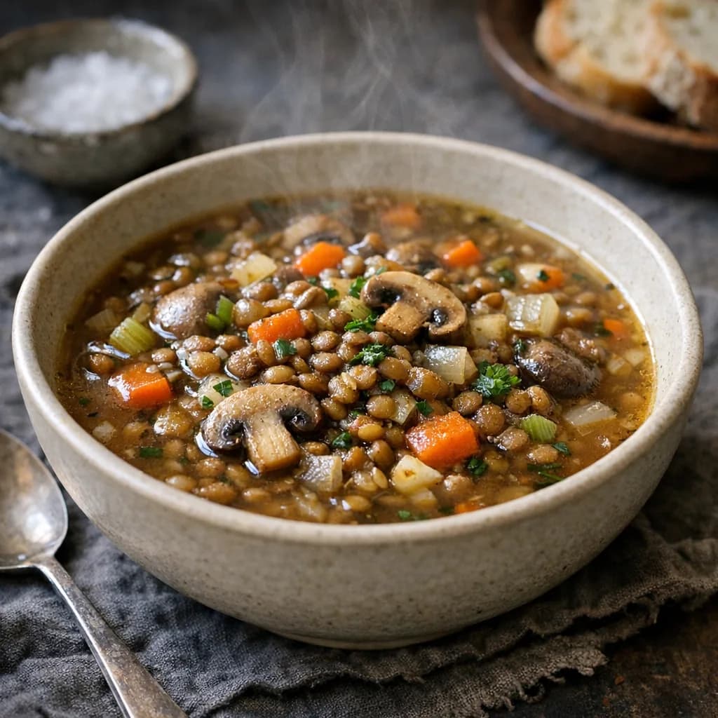 Kosher Lentil and Vegetable Soup recipe