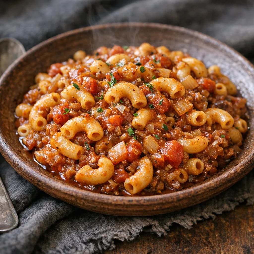 Fusilli with Tomato Garlic Sauce recipe