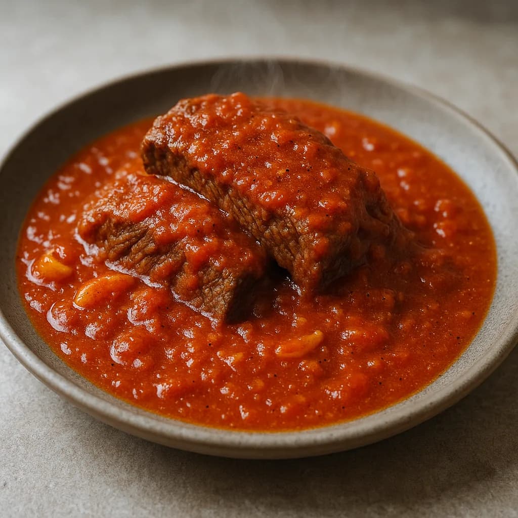 Kosher Pot Roast with Tomato Gravy recipe