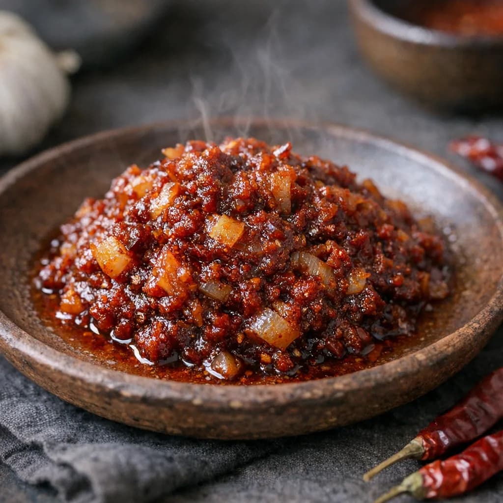 Kosher Spiced Chili Paste recipe