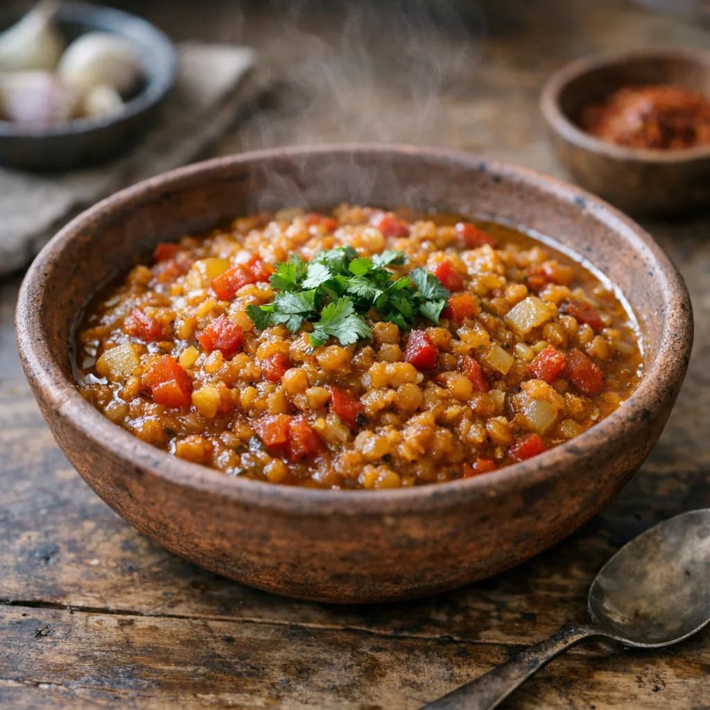 Kosher Spiced Lentil Stew recipe