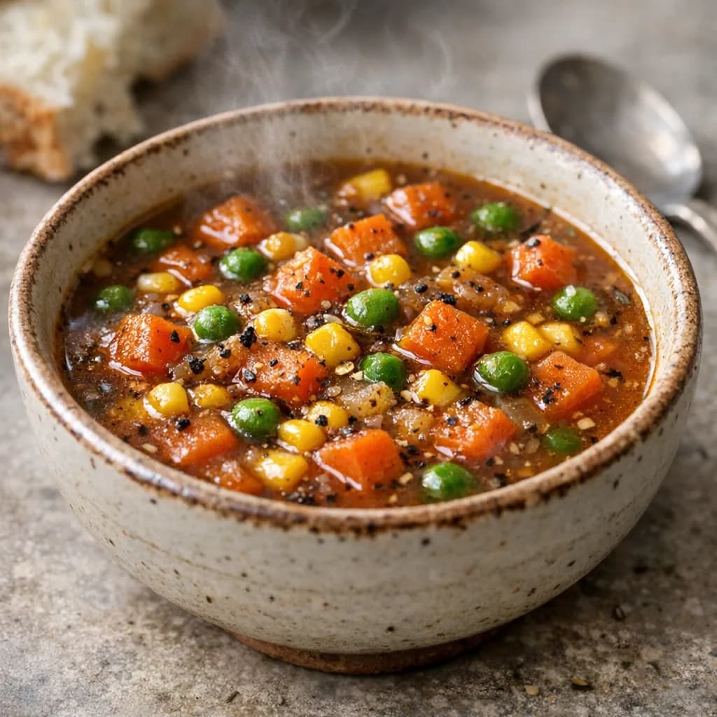 Kosher Spiced Vegetable and Beef Soup recipe