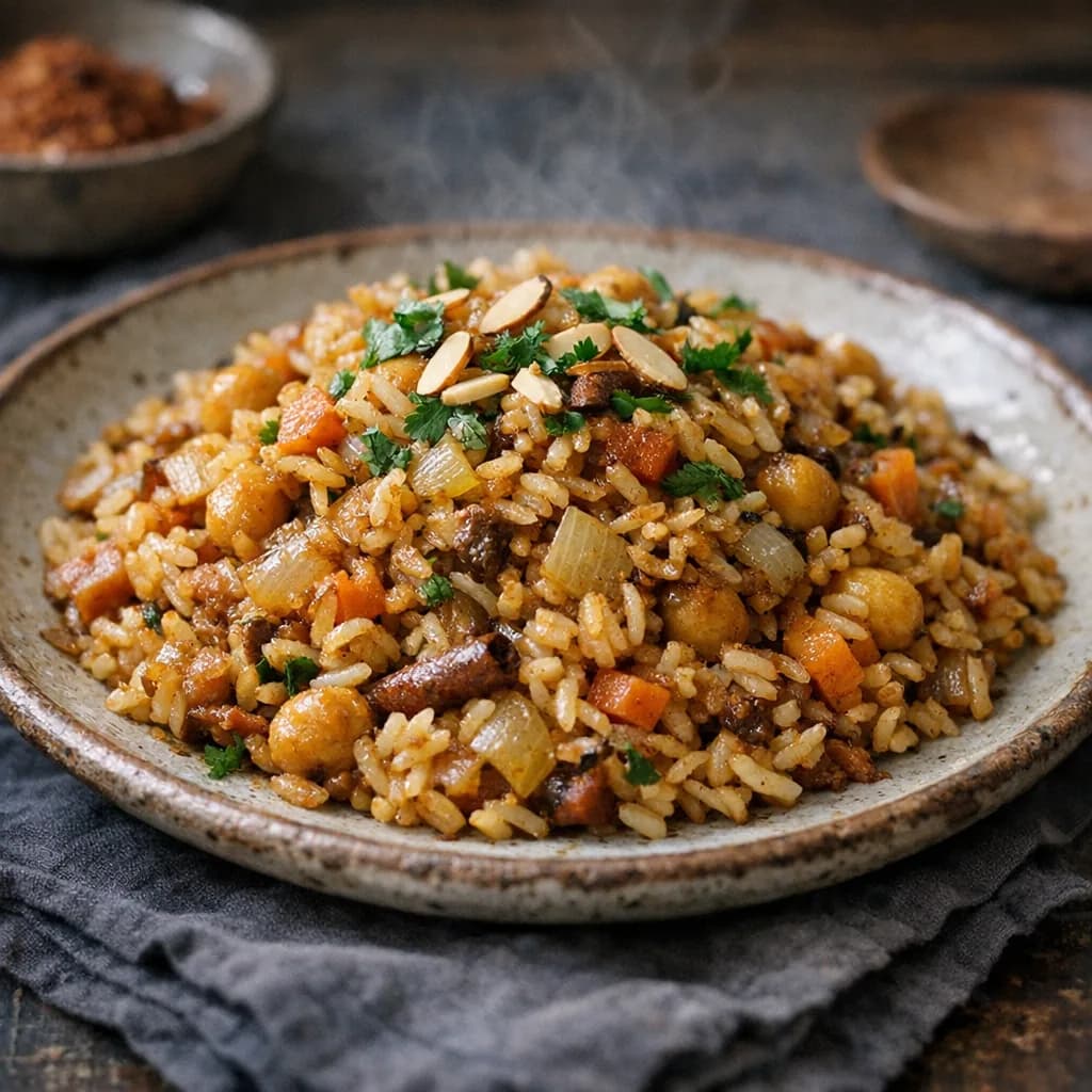 Vegetarian Risotto with Spices recipe