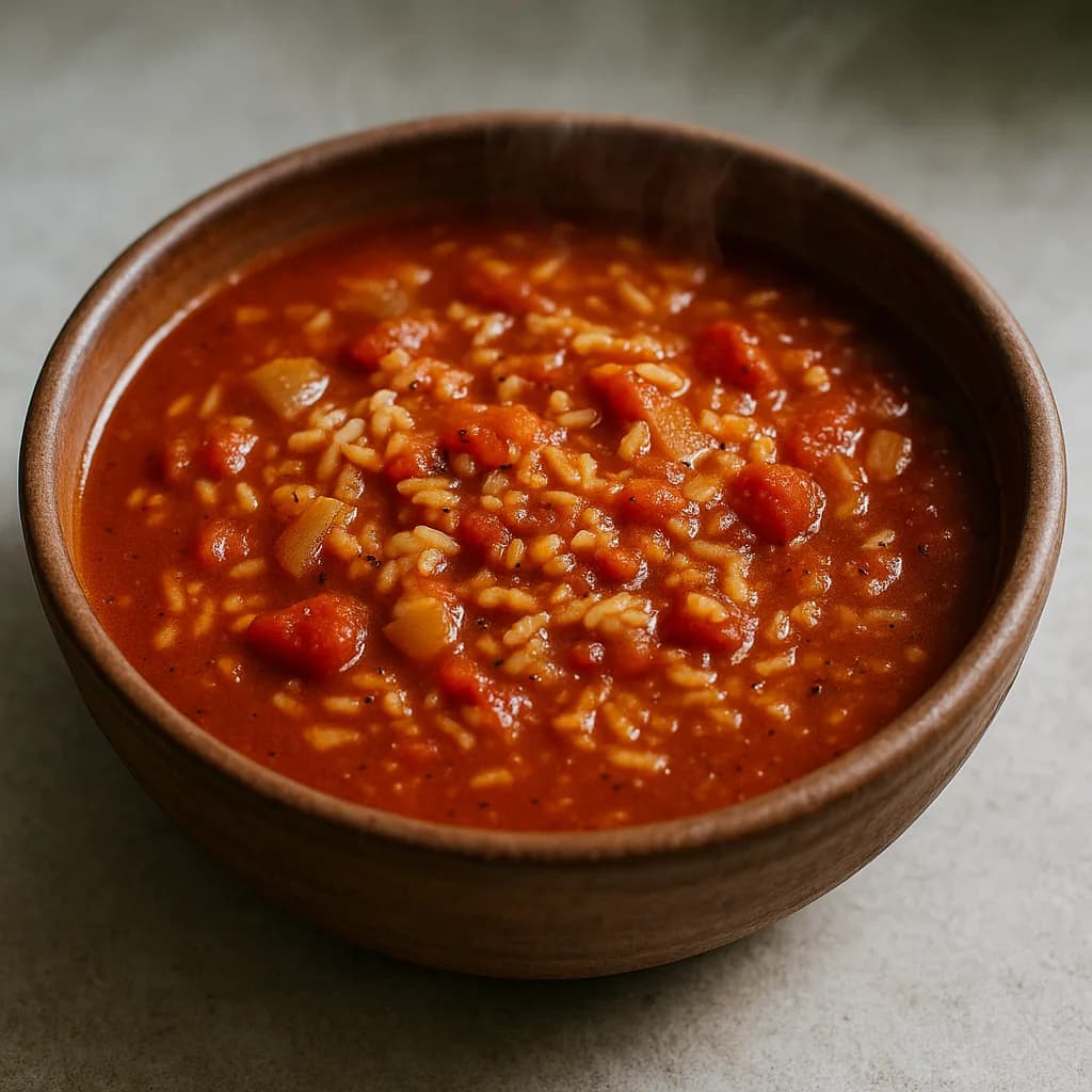 Kosher Tomato-Beef Dinner Soup recipe