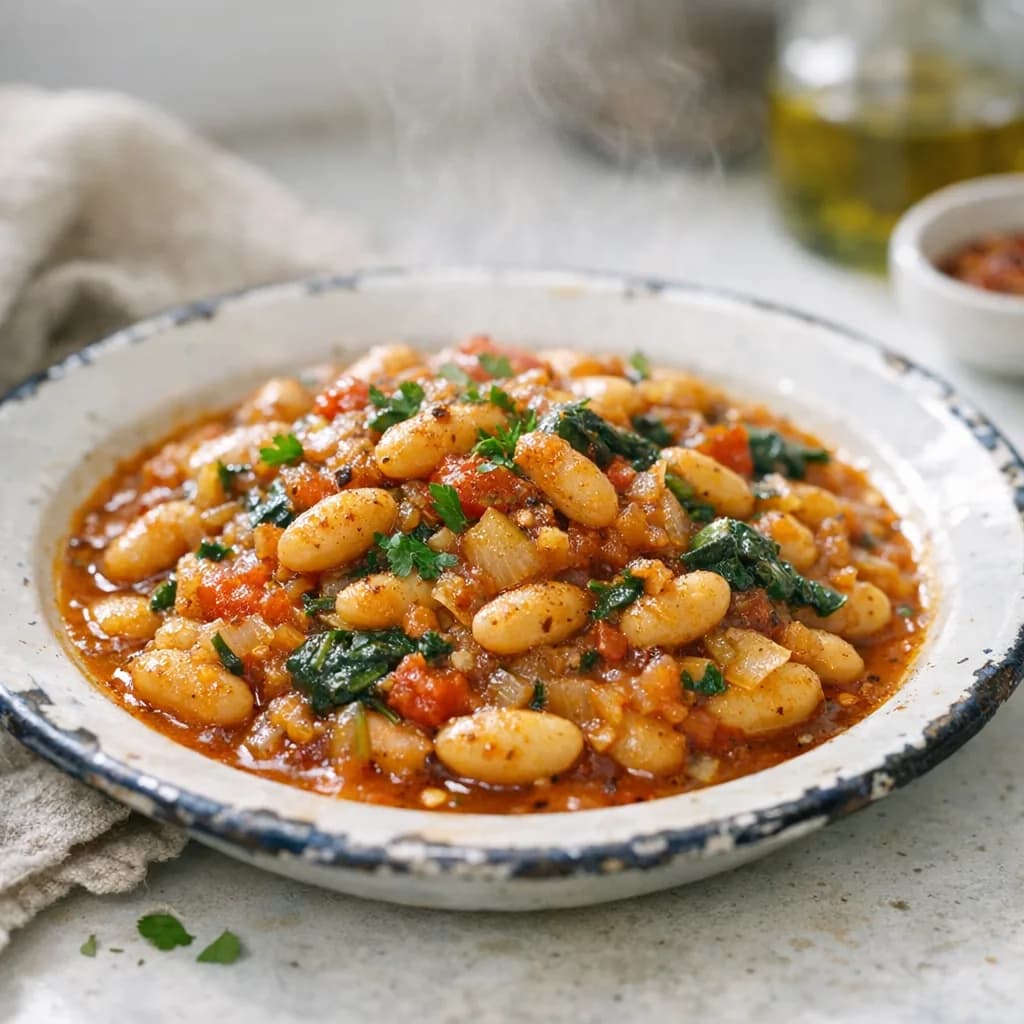 Chickpea and Spinach Stew recipe