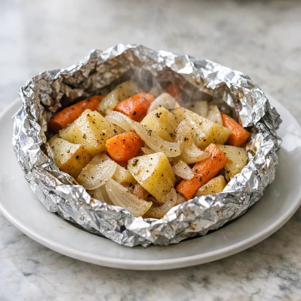 Kosher Vegetable Foil Packets recipe