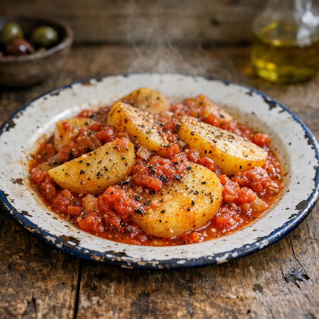 Mediterranean Baked Cod with Potatoes recipe