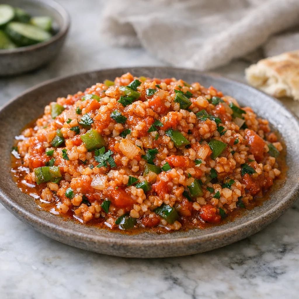 Mediterranean Bulgur Salad Dip recipe