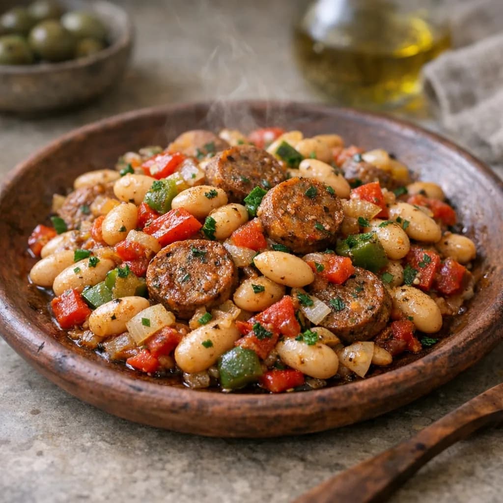 White Bean and Garlic Skillet recipe