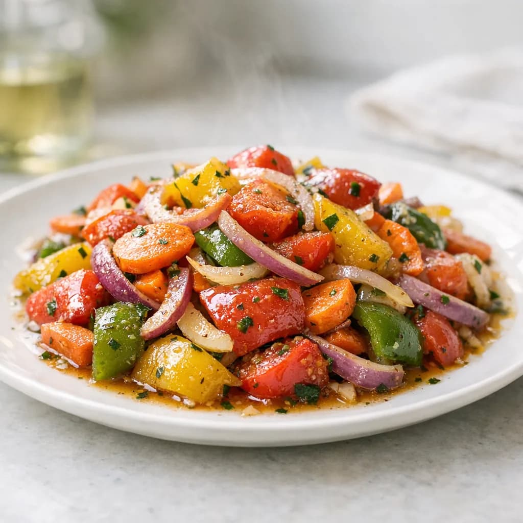 Overnight Marinated Vegetable Medley recipe