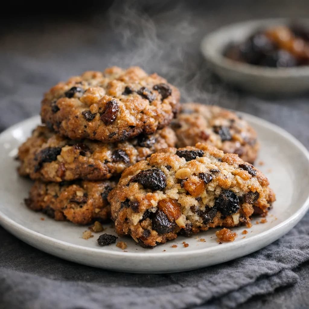 Pescatarian Fruit and Nut Cookies recipe