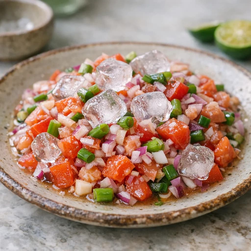 Pescatarian Lomi Salmon Salad recipe