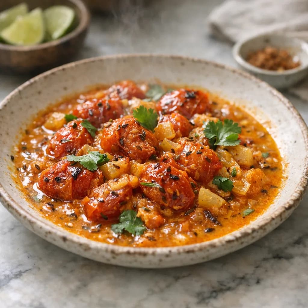 Roasted Tomato and Coconut Curry recipe