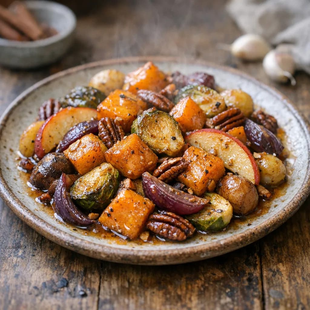 Savory Autumn Roast with Cider Glaze recipe