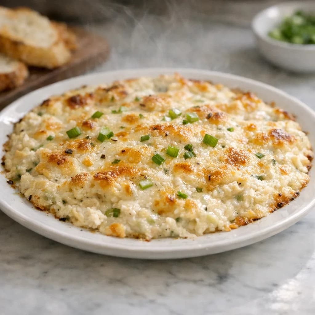 Savory Baked Crab Dip recipe