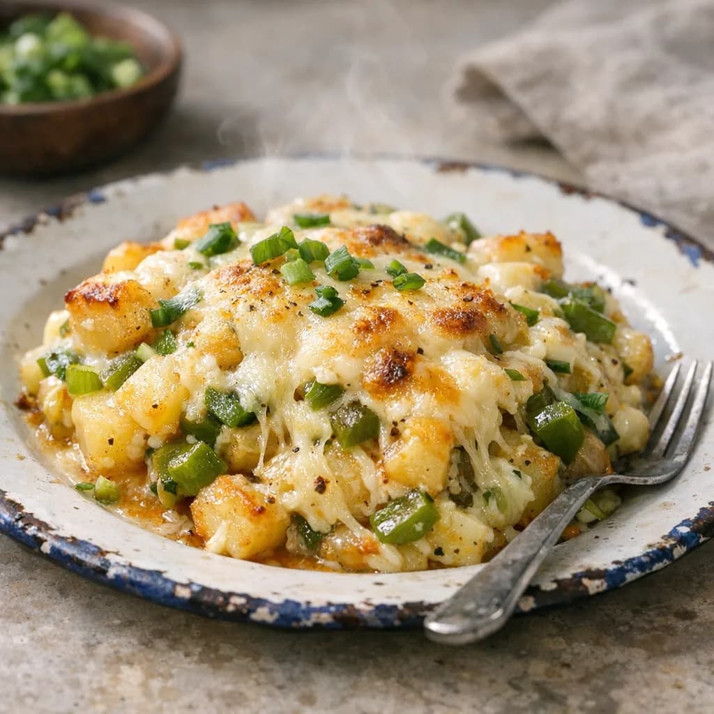 Savory Baked Sausage and Cheese Casserole recipe