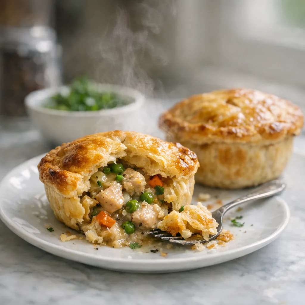 Savory Chicken and Vegetable Pot Pies recipe