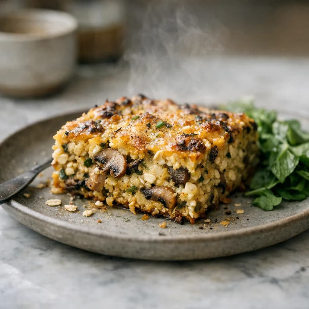 Chickpea Flour and Creme Fraiche Bake recipe