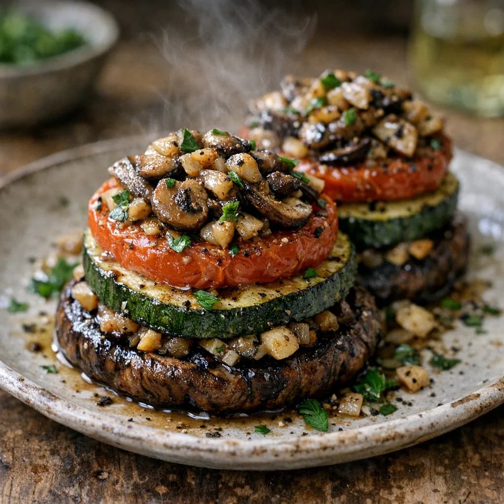 Savory Grilled Dinner Stacks recipe