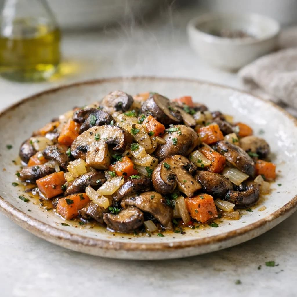 Savory Herb Mushroom Dinner recipe