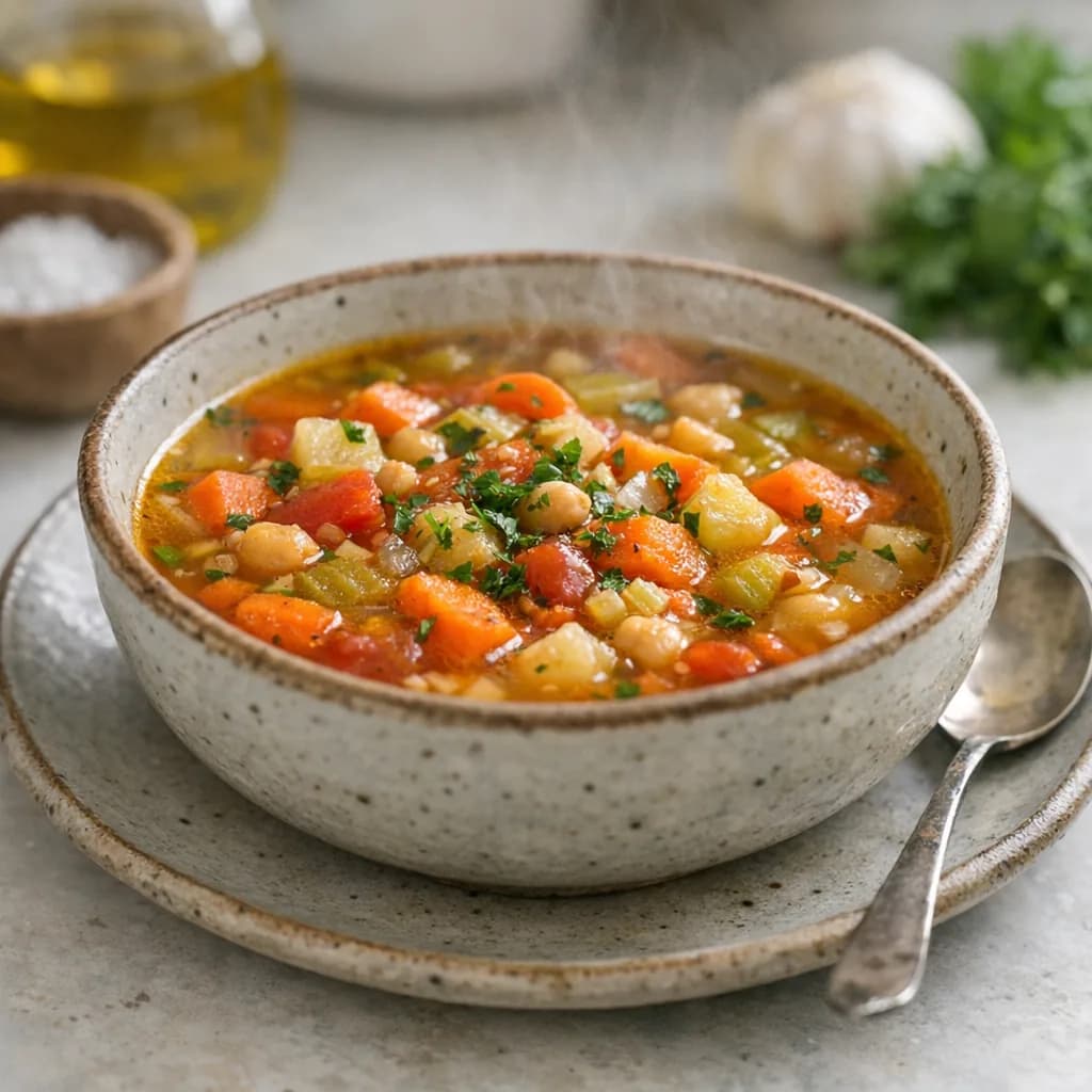 Savory Kosher Beef and Vegetable Soup recipe