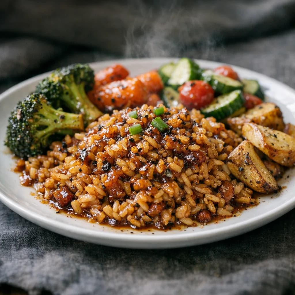 Savory Butter and Soy Glaze recipe