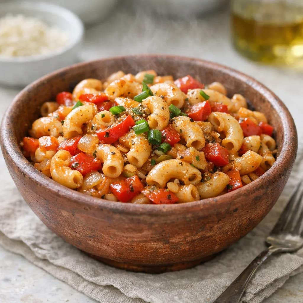 Savory Macaroni Dinner Bowl recipe