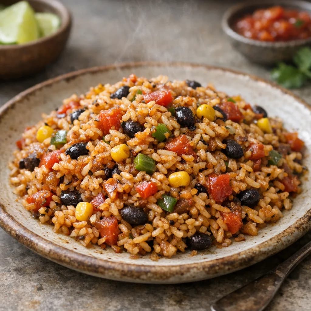 Savory Mexican-Style Beef and Rice Skillet recipe