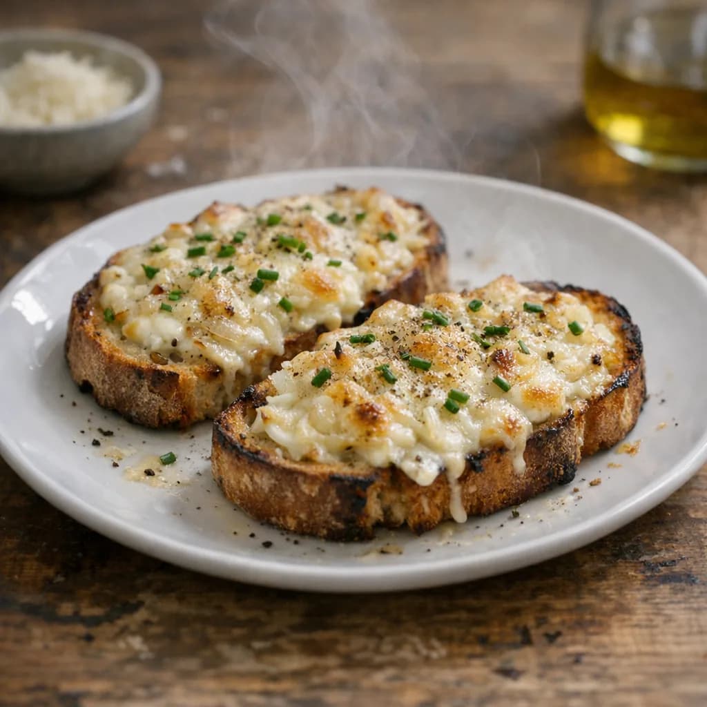 Savory Parmesan Buttermilk Toasts recipe