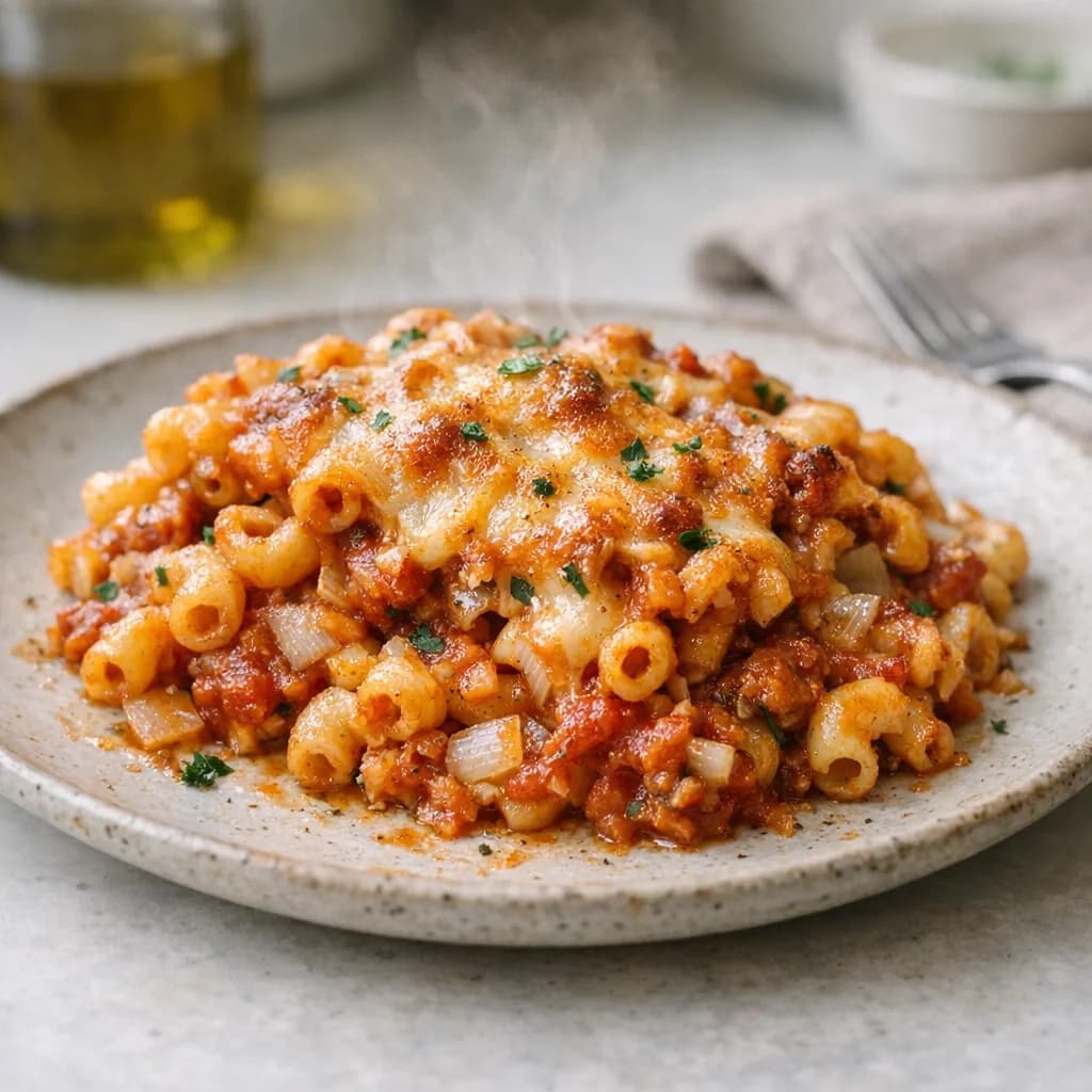 Herby Tomato Macaroni Bake recipe