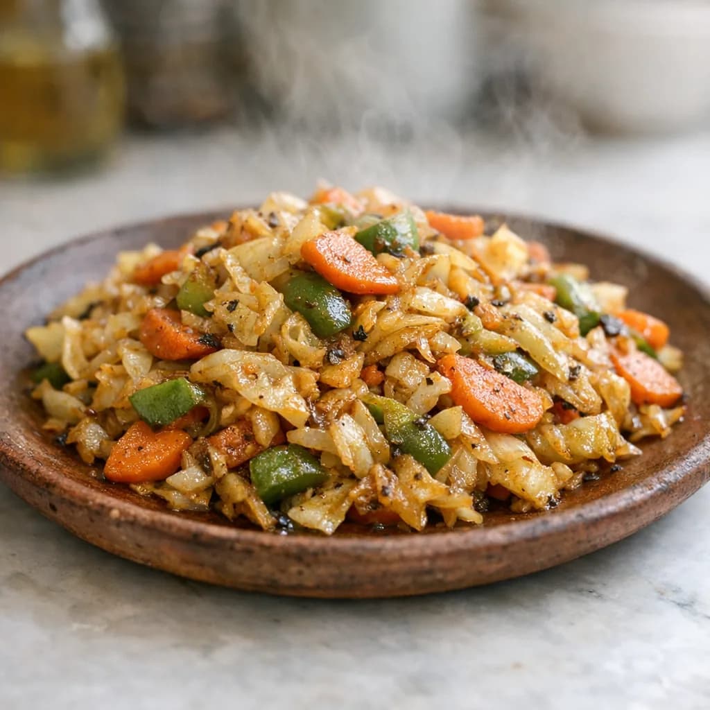 Savory Smoked Pork and Vegetable Medley recipe