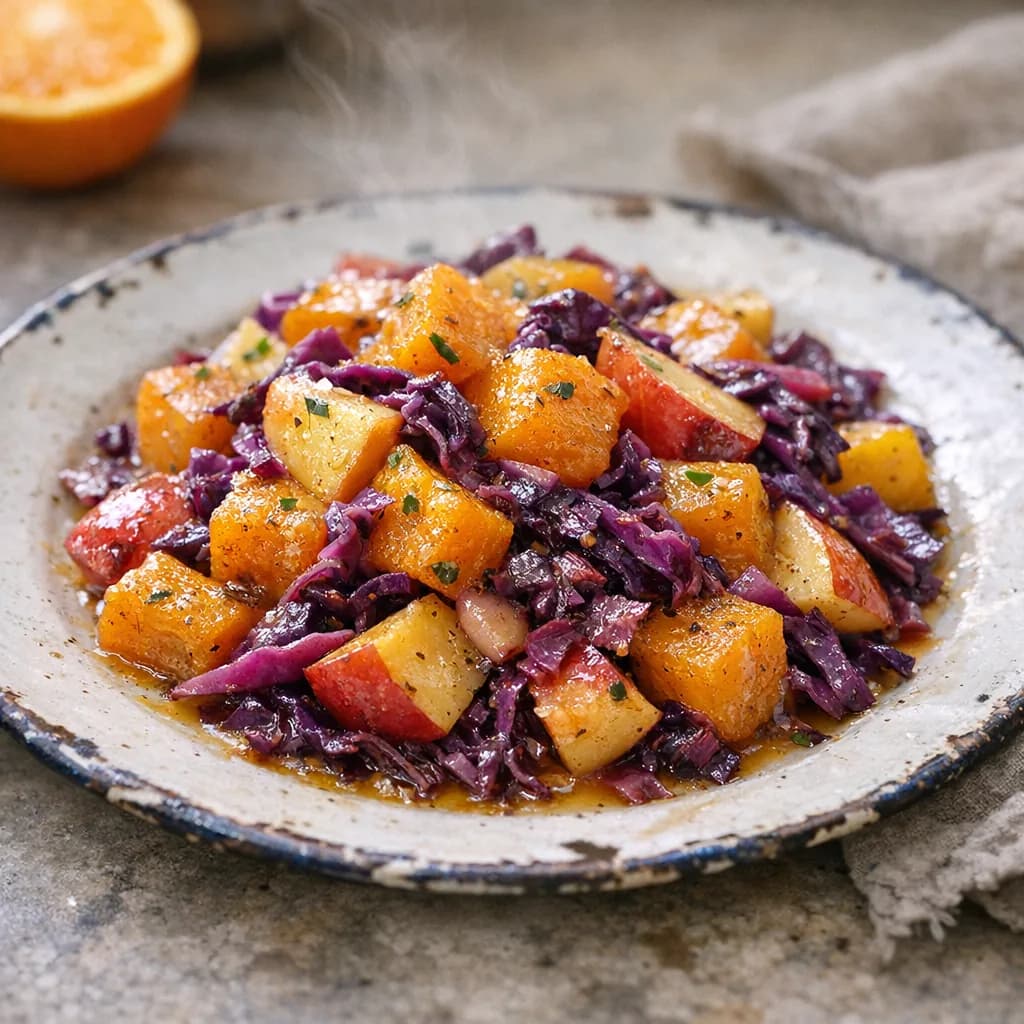 Savory Squash and Apple Medley recipe