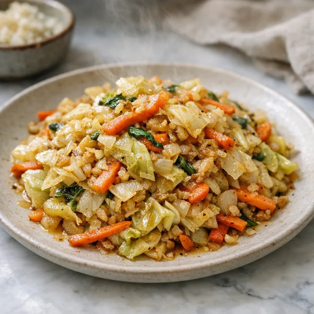 Savory Turkey and Cabbage Skillet recipe