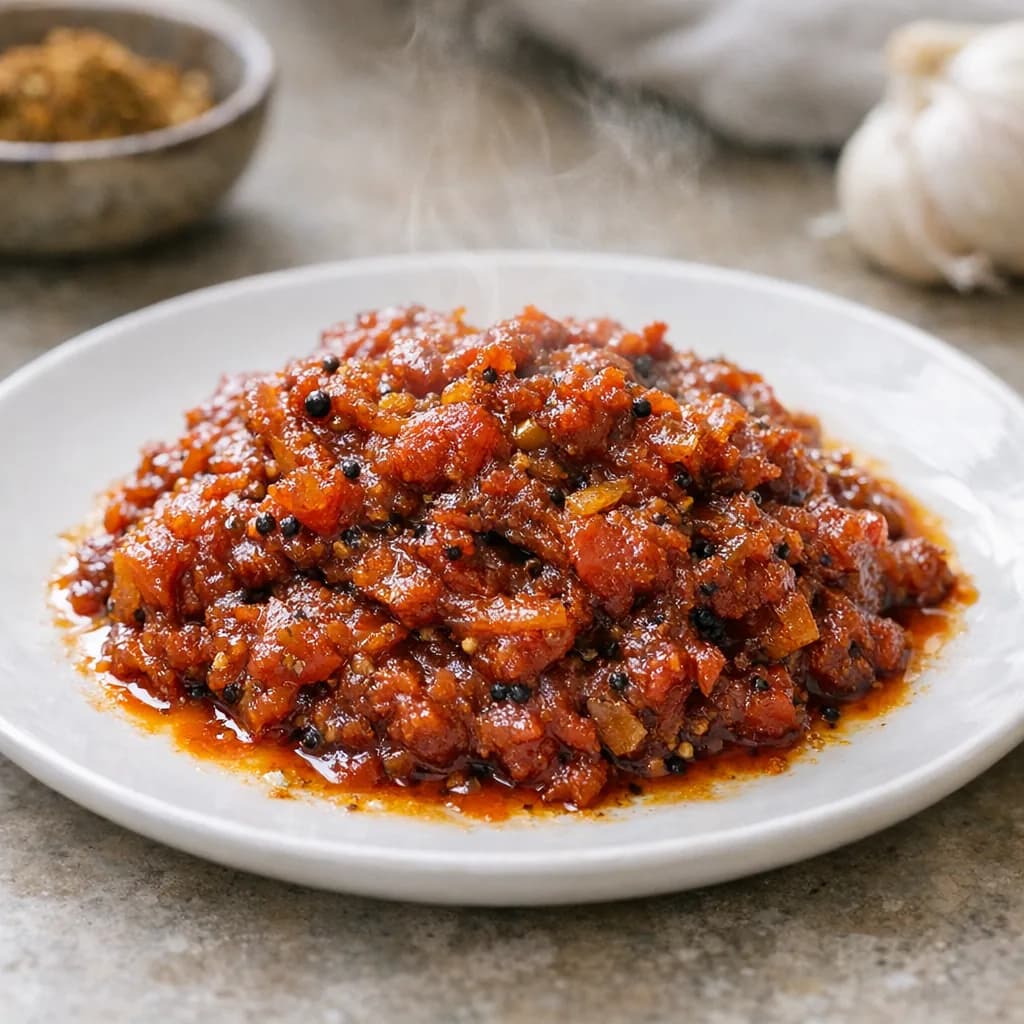 Savory Vegan Tomato Relish recipe