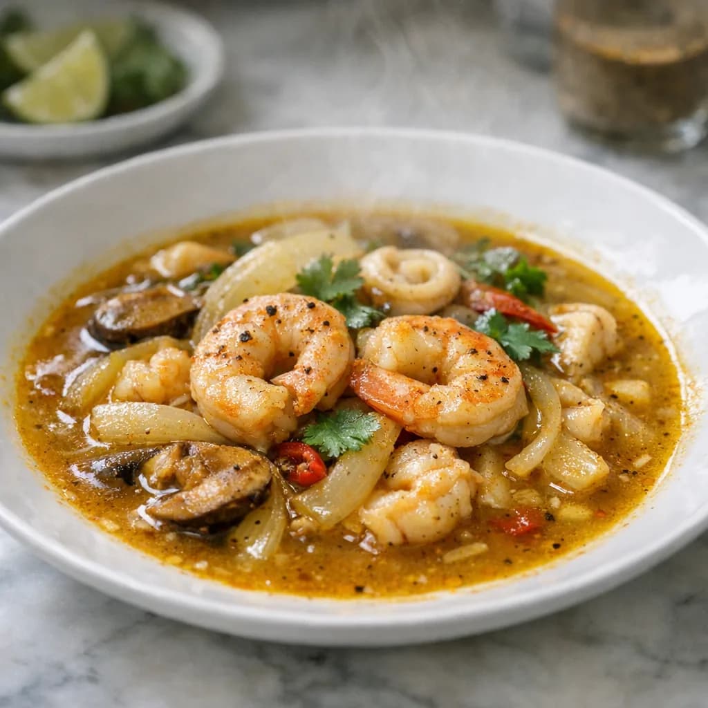 Seafood Curry Soup recipe
