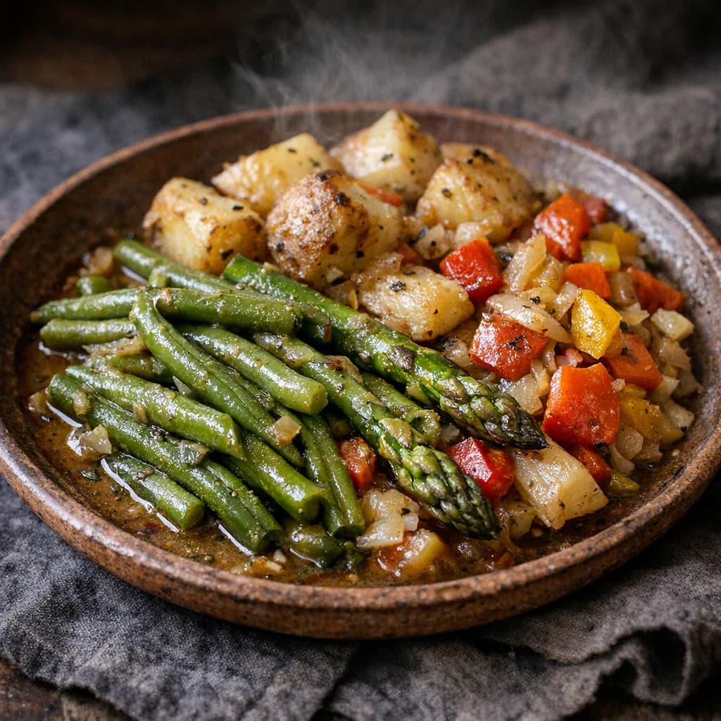 Slow-Cooked Green Bean and Turkey Dinner recipe