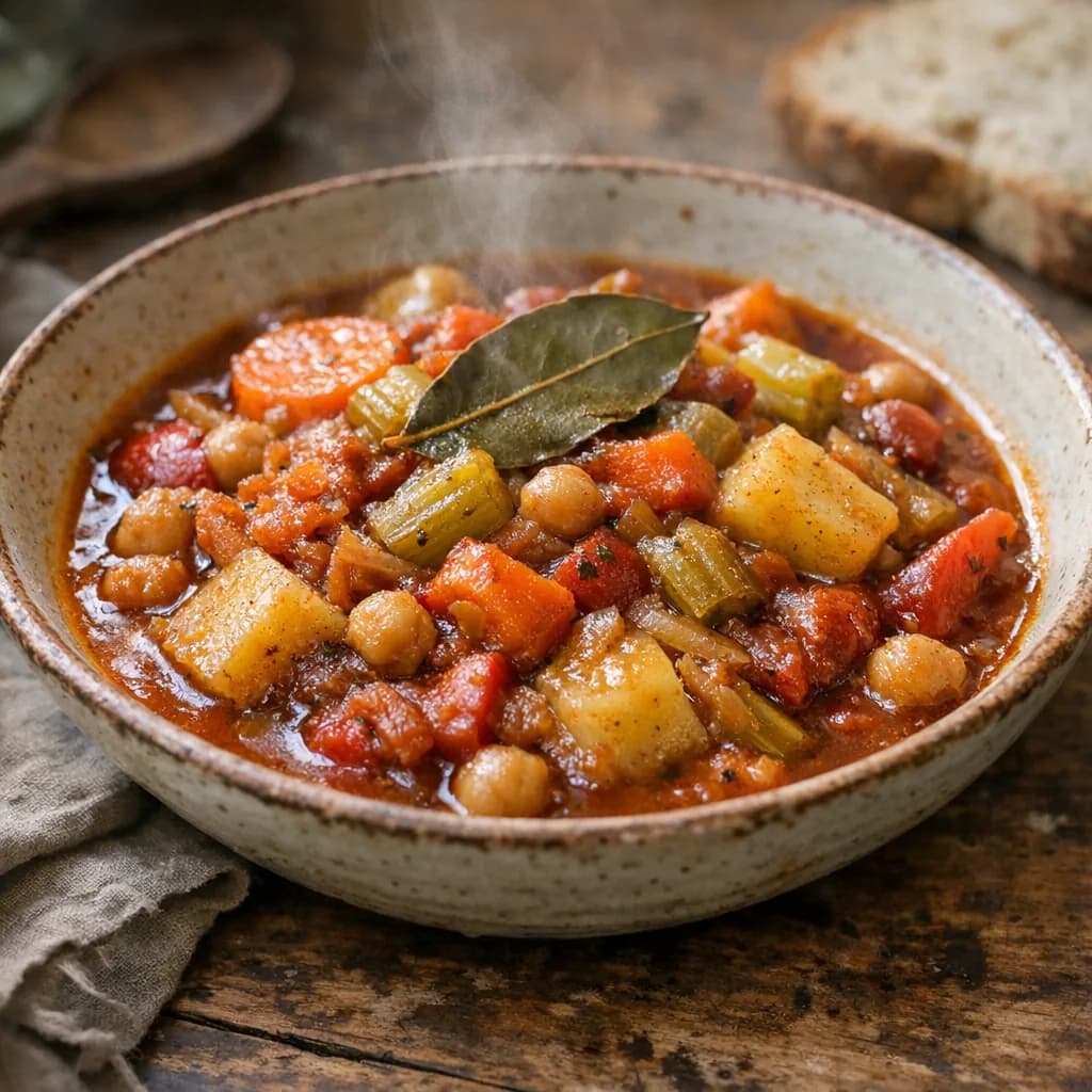 Slow-Cooked Vegan Vegetable Stew recipe