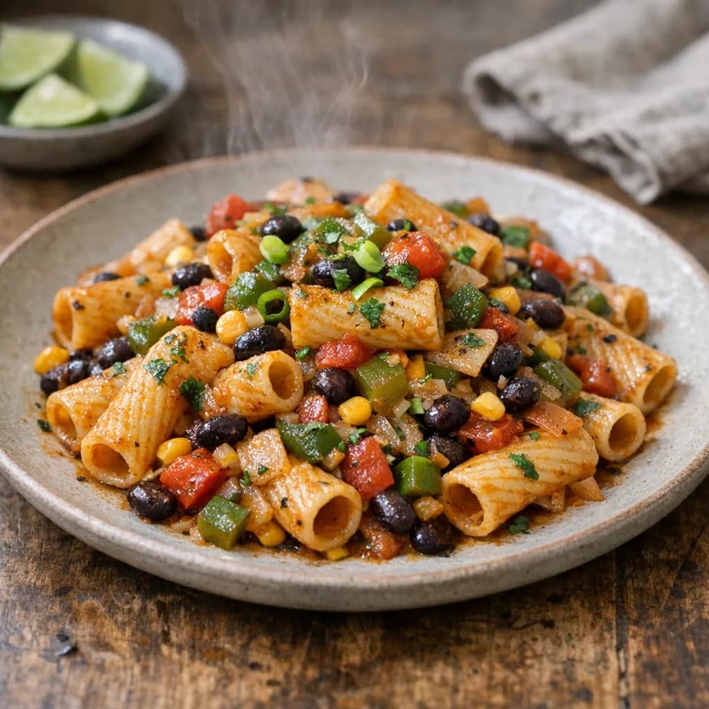 Southwest Vegetarian Skillet Pasta recipe