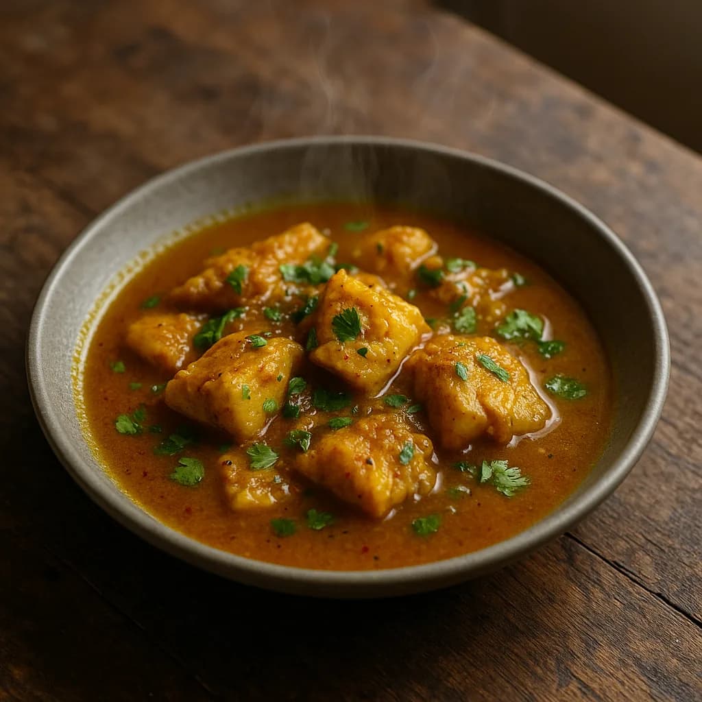 Spiced Cod Curry with Tamarind recipe